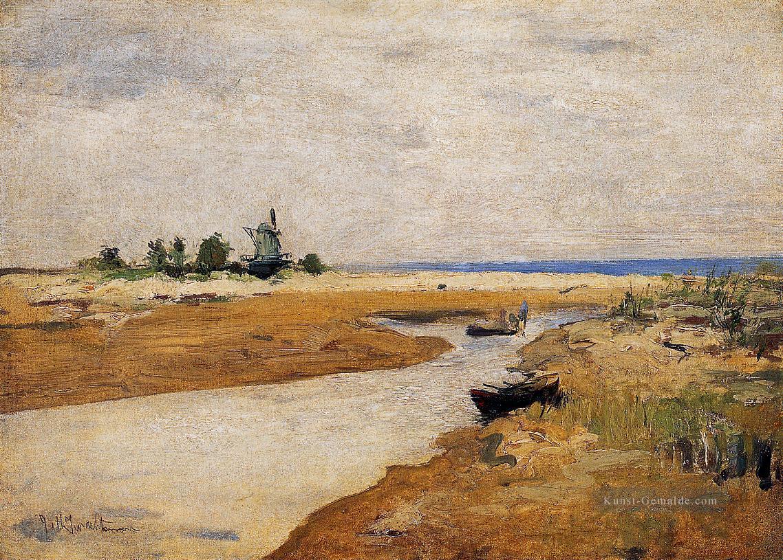 Die Inlet Impressionist Landschaft John Henry Twachtman Ölgemälde